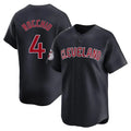 C.Guardians #4 Brayan Rocchio Player Navy Limited Home Game Edoa Stitched Jerseys