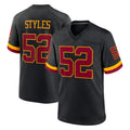 W.Commanders #52 Sonny Styles Player Black Limited Home Game Edoa Stitched Jerseys