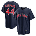 B.Red Sox #44 Aroldis Chapman Player Navy Home Game Edoa Stitched Jerseys