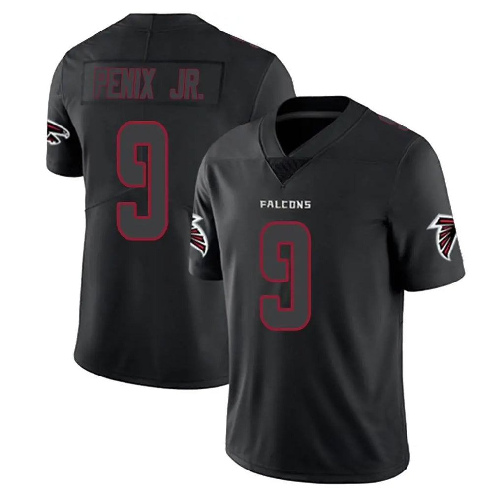 A.Falcons #9 Michael Penix Jr. Player Black Impact Limited Game Edoa Stitched Jerseys