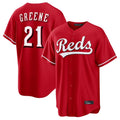 C.Reds #21 Hunter Greene Player Red Home Game Edoa Stitched Jerseys
