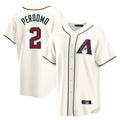 A.Diamondbacks #2 Geraldo Perdomo Player Cream Home Game Edoa Stitched Jerseys