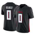 A.Falcons #0 Divine Deablo Player Black Vapor F.U.S.E. Limited Home Game Edoa Stitched Jerseys