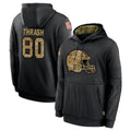 C.Browns #80 Jamari Thrash Player Black Salute to Service Pullover Hoodies Limited Edoa Stitched Jerseys