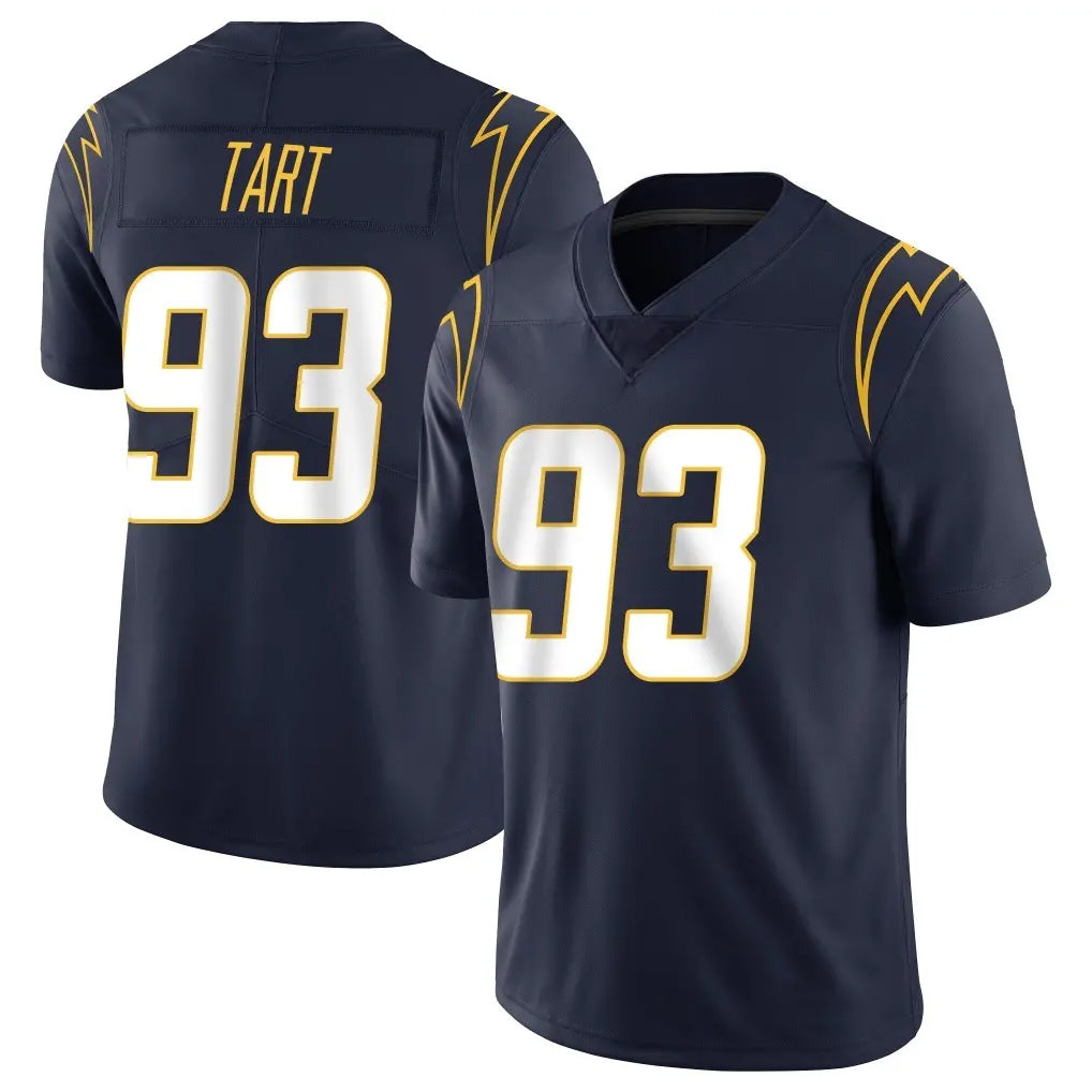 LA.Chargers #93 Teair Tart Player Navy Limited Vapor Untouchable Home Game Edoa Stitched Jerseys