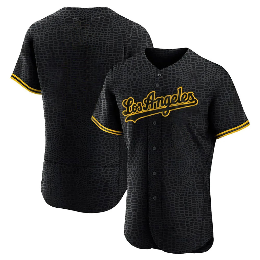 LA.Dodgers ## Dodgers Blank Player Black Snake Skin City Limited Elite Home Edoa Stitched Jerseys