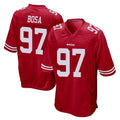 SF.49ers #97 Nick Bosa Player Red Home Game Edoa Stitched Jerseys