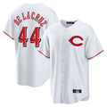 C.Reds #44 Elly De La Cruz Player White Home Game Edoa Stitched Jerseys