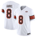 C.Browns #8 Dillon Gabriel Player White Limited Vapor F.U.S.E. Alternate Game Edoa Stitched Jerseys