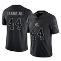 C.Browns #44 Harold Fannin Jr. Player Black Reflective Home Game Edoa Stitched Jerseys