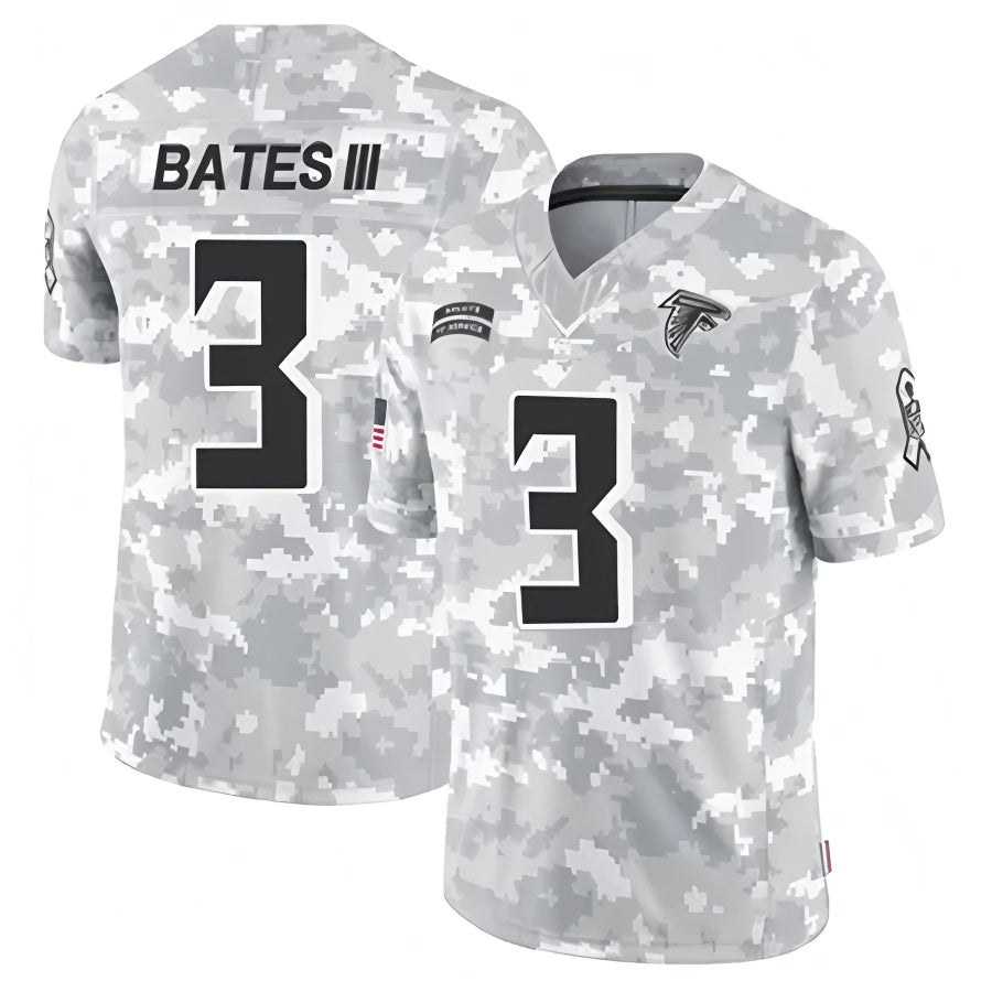 A.Falcons #3 Jessie Bates III Player Camo Salute to Service Limited Edoa Stitched Jerseys