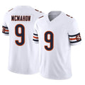 C.Bears #9 Jim McMahon Player White Vapor F.U.S.E. Limited Home Game Edoa Stitched Jerseys