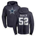 D.Cowboys #52 Tyler Booker Player Navy Pullover Hoodies Limited Edoa Stitched Jerseys