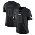 GB.Packers #0 Matthew Golden Player Black Impact Limited Home Game Edoa Stitched Jerseys