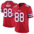 B.Bills #88 Dawson Knox Player Red Vapor Untouchable Limited Edoa Stitched Jerseys