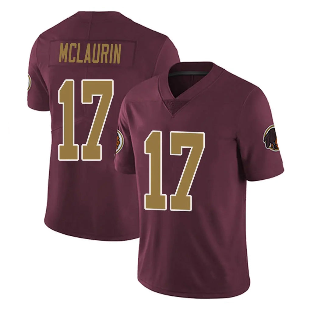 W.Commanders #17 Terry Mclaurin Player Burgundy Alternate Vapor Untouchable Home Game Edoa Stitched Jerseys