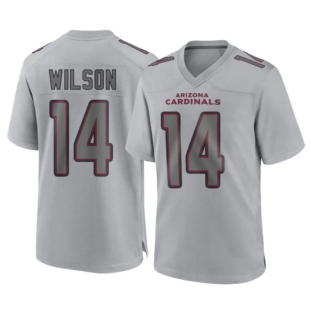 A.Cardinals #14 Michael Wilson Player Gray Fashion Home Game Edoa Stitched Jerseys