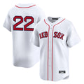 B.Red Sox #22 Garrett Whitlock Player White Limited Home Game Edoa Stitched Jerseys