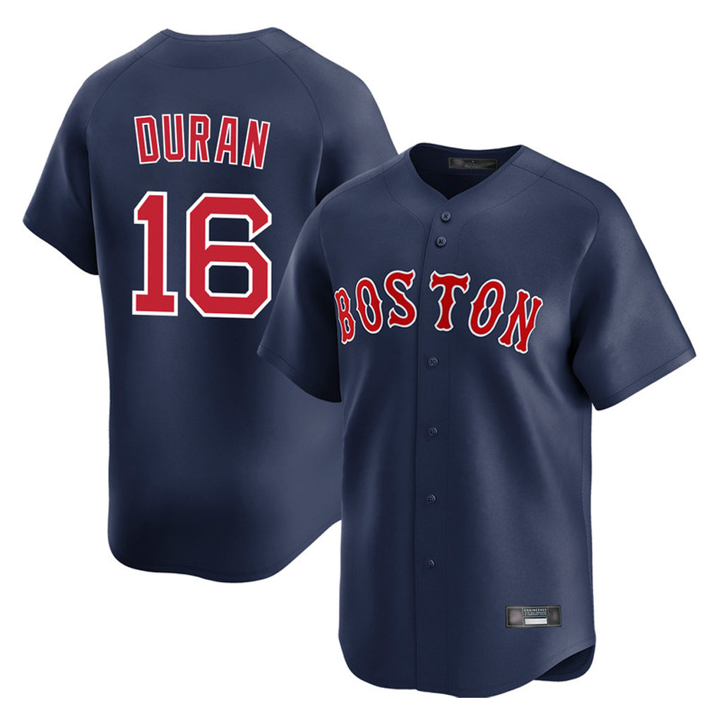 B.Red Sox #16 Jarren Duran Player Navy Limited Home Game Edoa Stitched Jerseys