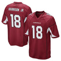 A.Cardinals #18 Marvin Harrison Jr. Player Cardinal Home Game Edoa Stitched Jerseys