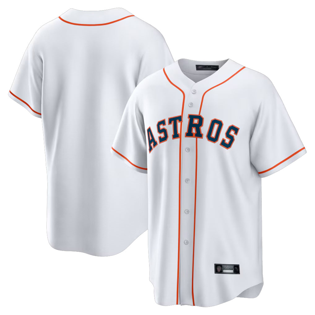 H.Astros ## Astros Blank Player White Home Game Edoa Stitched Jerseys