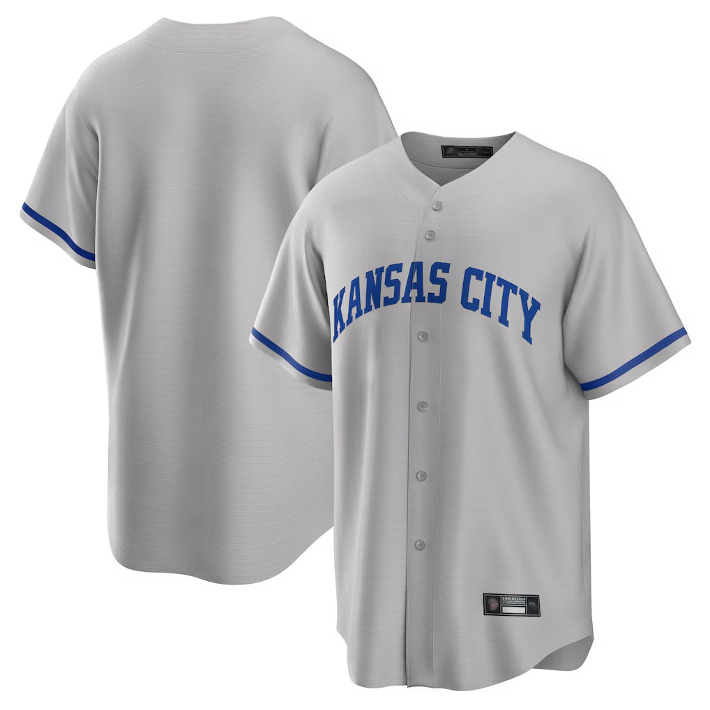 KC.Royals ## Royals Blank Player Gray Game Home Edoa Stitched Jerseys