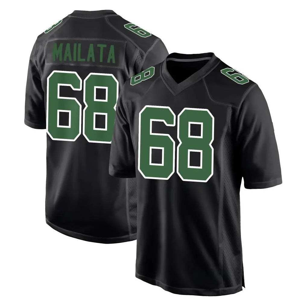 P.Eagles #68 Jordan Mailata Player Carbon Green Fashion Home Game Edoa Stitched Jerseys