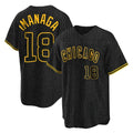 C.Cubs #18 Shota Imanaga Player Black Snake Skin City Game Edoa Stitched Jerseys