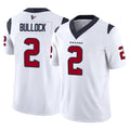 H.Texans #2 Calen Bullock Player White Limited Vapor F.U.S.E. Home Game Edoa Stitched Jerseys