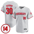 C.Reds #30 Ken Griffey Player Gray Vapor Premier Limited Home Edoa Stitched Jerseys