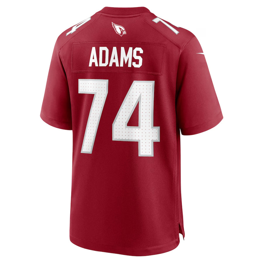A.Cardinals #74 Isaiah Adams Player Cardinal Home Game Edoa Stitched Jerseys