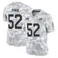 M.Dolphins #52 Patrick Paul Player Arctic Camo Salute To Service Limited Game Edoa Stitched Jerseys