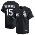 C.White Sox #15 Sean Newcomb Player Black Limited Home Edoa Stitched Jerseys