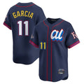 KC.Royals #11 Maikel Garcia Player Navy Limited American League All-Star Edition Edoa Stitched Jerseys