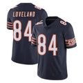 C.Bears #84 Colston Loveland Player Navy Vapor Untouchable Limited Home Game Edoa Stitched Jerseys