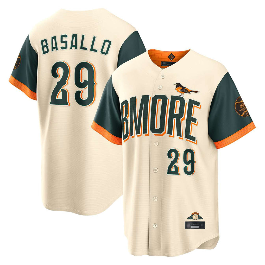 B.Orioles #29 Samuel Basallo Player Cream 2026 City Connect Home Game Edoa Stitched Jerseys
