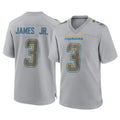 LA.Chargers #3 Derwin James Jr. Player Gray Atmosphere Fashion Home Game Edoa Stitched Jerseys