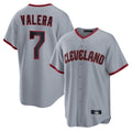 C.Guardians #7 George Valera Player Gray Home Game Edoa Stitched Jerseys