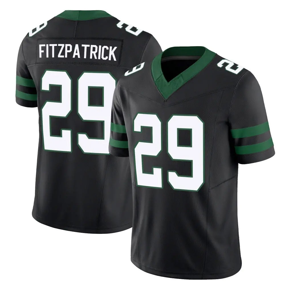 NY.Jets #29 Minkah Fitzpatrick Player Black Limited Legacy Vapor F.U.S.E. Home Game Edoa Stitched Jerseys
