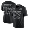 D.Lions #97 Aidan Hutchinson Player Black Limited 2026 Salute to Service Home Game Edoa Stitched Jerseys