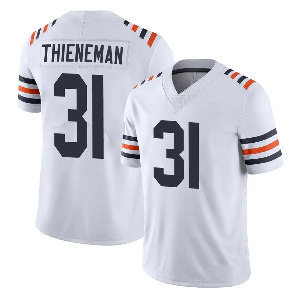C.Bears #31 Dillon Thieneman Player White Classic Vapor Limited Home Game Edoa Stitched Jerseys