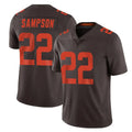 C.Browns #22 Dylan Sampson Player Browns Color Rush Limited Home Game Edoa Stitched Jerseys