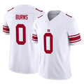 NY.Giants #0 Brian Burns Player White Limited Vapor F.U.S.E. Home Game Edoa Stitched Jerseys
