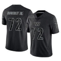W.Commanders #72 Josh Conerly Jr. Player Black Limited Reflective Home Game Edoa Stitched Jerseys