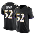 B.Ravens #52 Ray Lewis Player Black Vapor F.U.S.E. Limited Game Edoa Stitched Jerseys