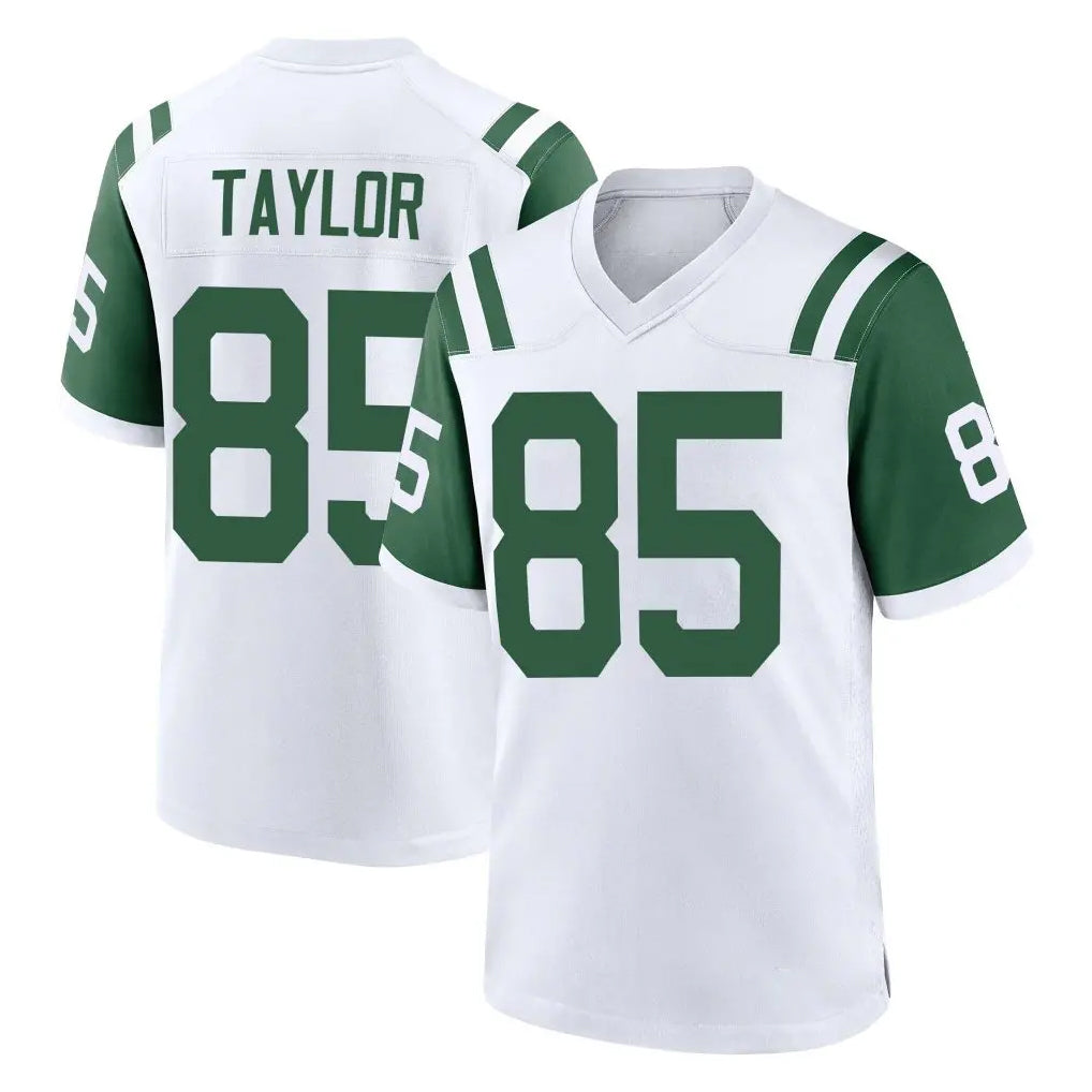 NY.Jets #85 Mason Taylor Player White Classic Home Game Edoa Stitched Jerseys
