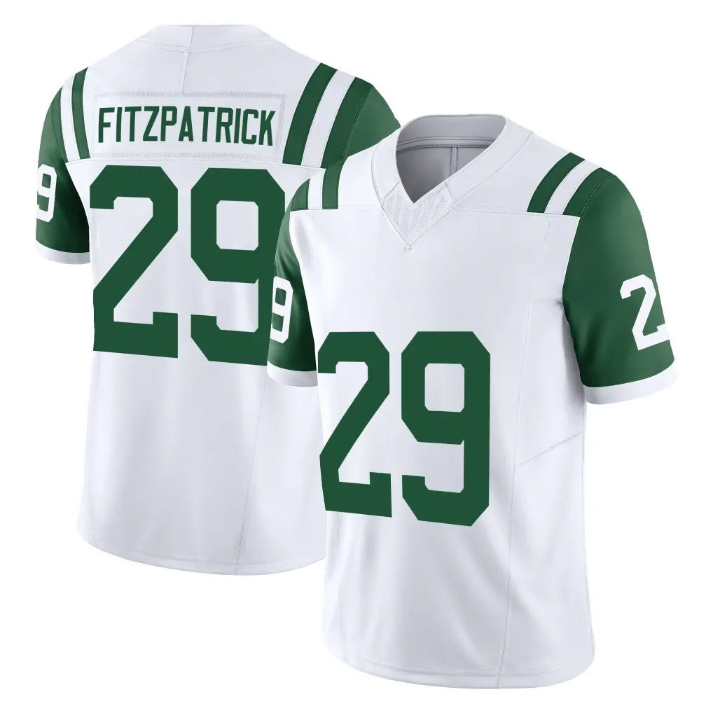 NY.Jets #29 Minkah Fitzpatrick Player White Limited Classic Vapor F.U.S.E. Home Game Edoa Stitched Jerseys