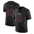 A.Cardinals #40 Pat Tillman Player Black Impact Limited Home Game Edoa Stitched Jerseys
