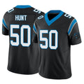 C.Panthers #50 Robert Hunt Player Black Vapor F.U.S.E. Limited Home Game Edoa Stitched Jerseys