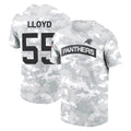 C.Panthers #55 Devin Lloyd Player Arctic Camo Salute to Service T-Shirt Hoodies Edoa Stitched Jerseys